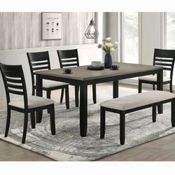 6PC DINING TABLE SET BRAND NEW IN THE BOX 