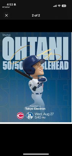 LA Dodgers Shohei Ohtani 50/50 bobble head - Limited Edition