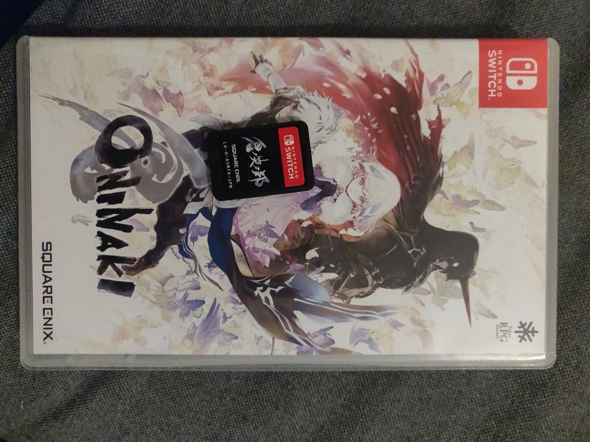 Nintendo Switch Oninaki Video Game English Cover