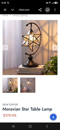 Moravian Star Table Lamp