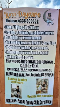 Daycare-FAMILY CHILD CARE HOME