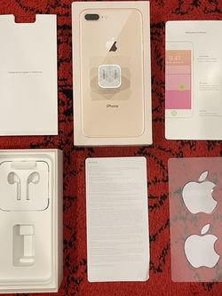 Two iPhone 8 Plus Boxes And One Adapter.