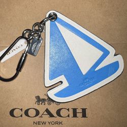 New Coach Sailboat Keychain Gift Set (with Paper Bag)