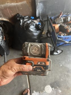 Ridgid Light No Battery
