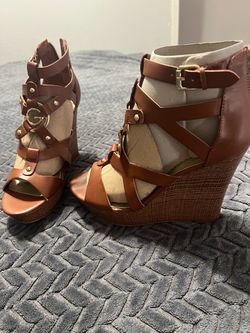 Guess Strappy Wedge Sandals