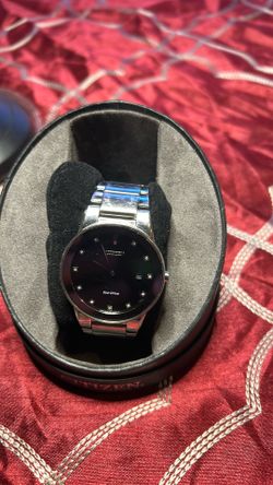 Citizen Eco Drive Men Watch With Real Diamonds