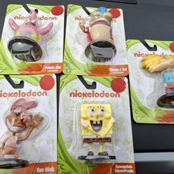 90s Nickelodeon Figure Lot - SpongeBob, Patrick, Arnold & More - NEW