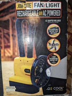 Rechargeable Fan And Light