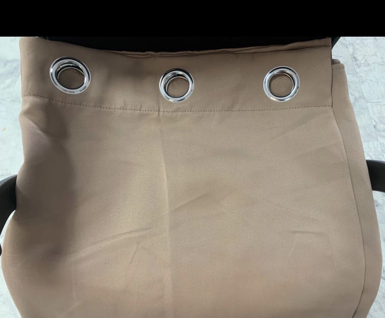 Brown curtain chocolate