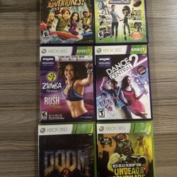 XBOX 360+Kinect Games 