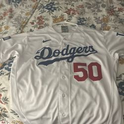 Authentic Mookie Betts Dodger Jersey 2020 World Series