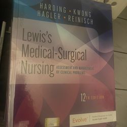 12th Edition Lewis med-surg Nursing Book Lecture 