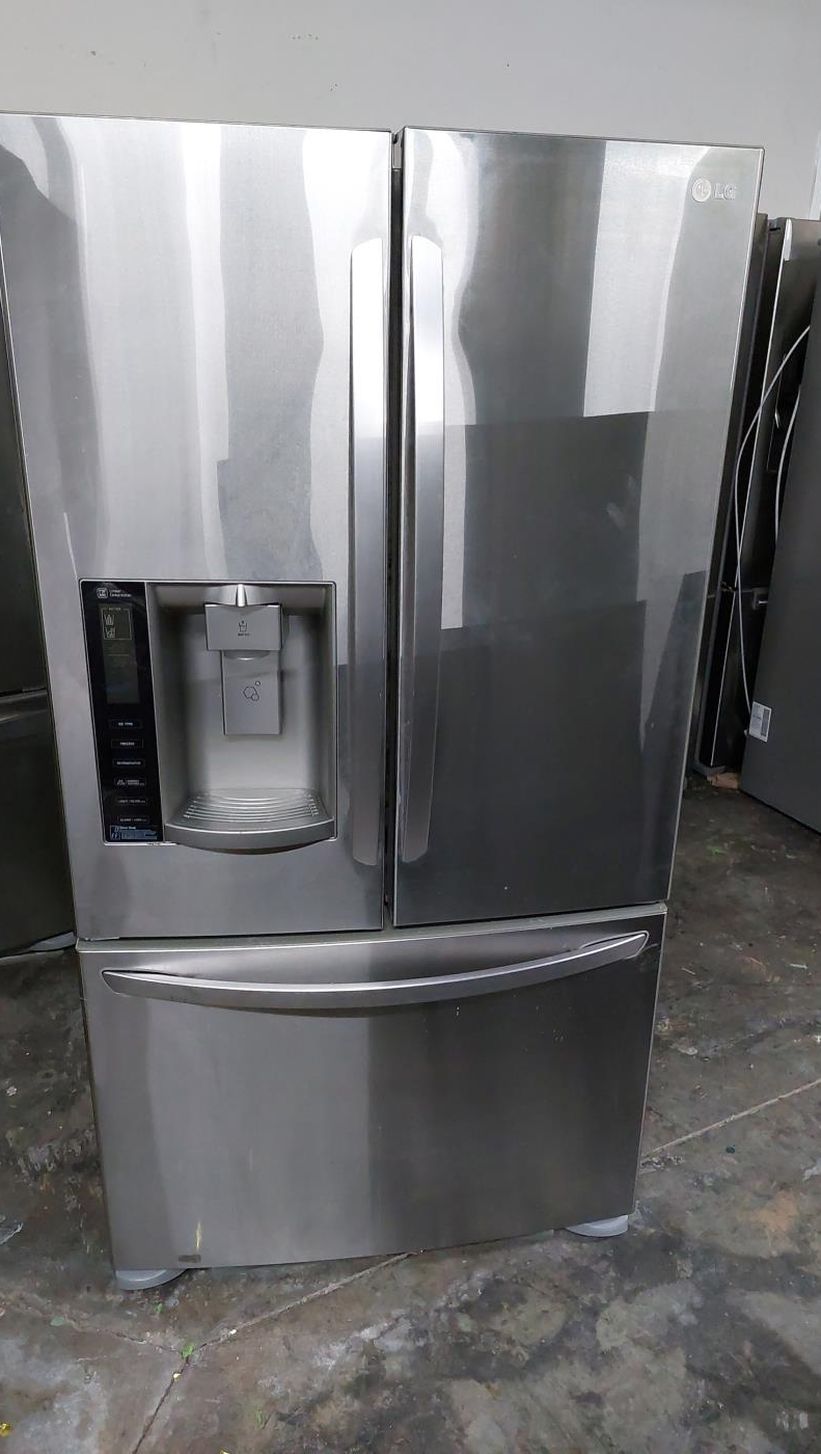 LG 3-Door Stainless Steel FrenchDoor Fridge