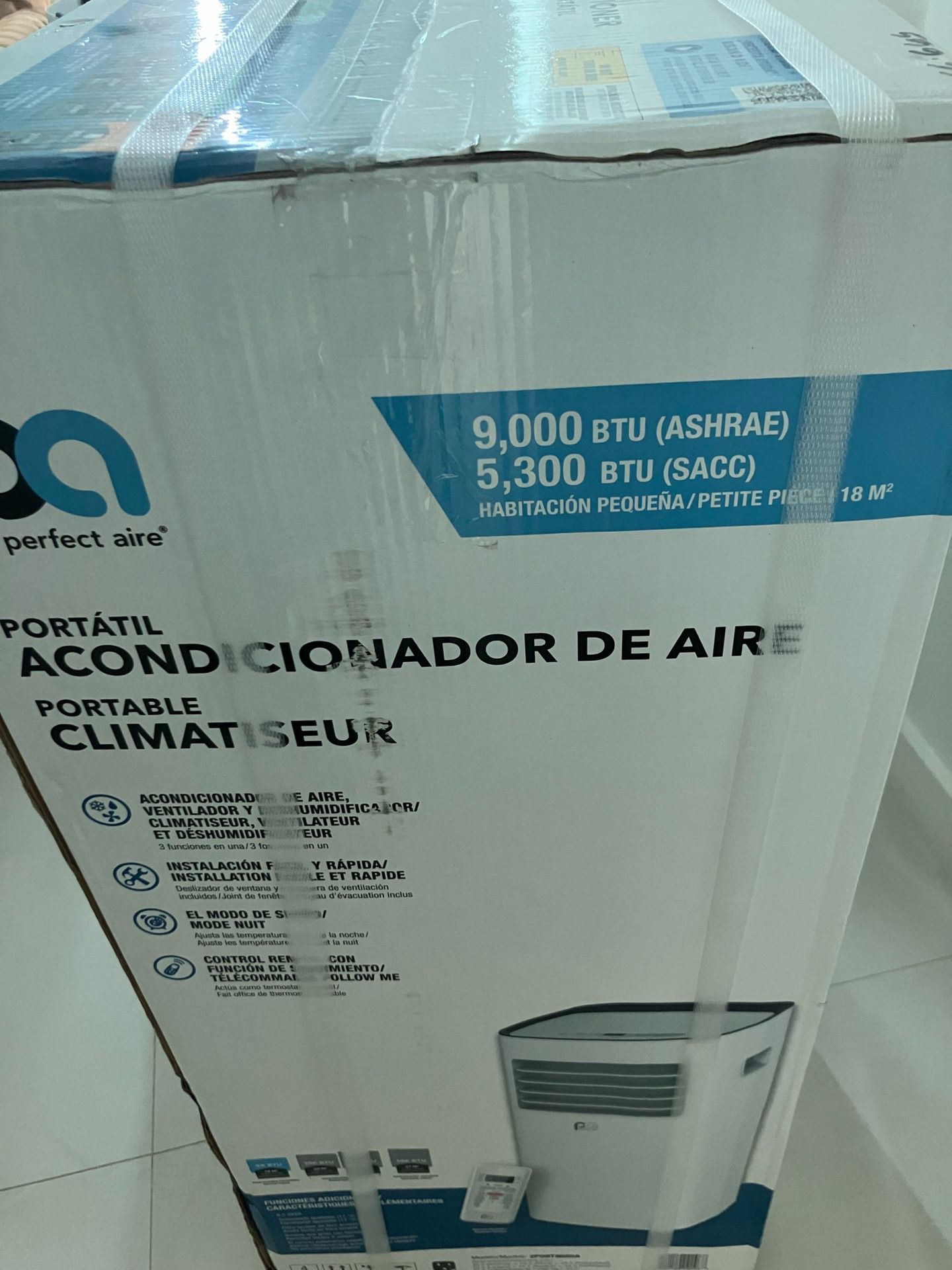 Perfect Aire Portable Air Conditioner with Humidifier