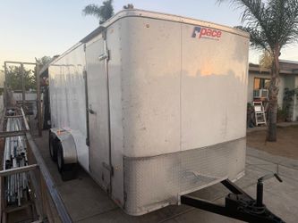 ENCLOSED trailers, 16’ X 7’, Title in Hand