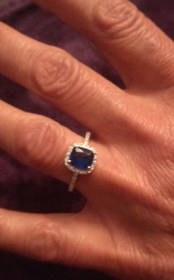 3.0 CTTW Brilliant BLUE Cubic Zircon