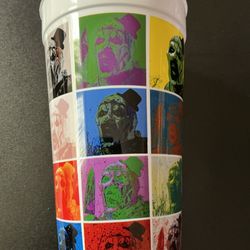 Terrifier art the clown plastic cup