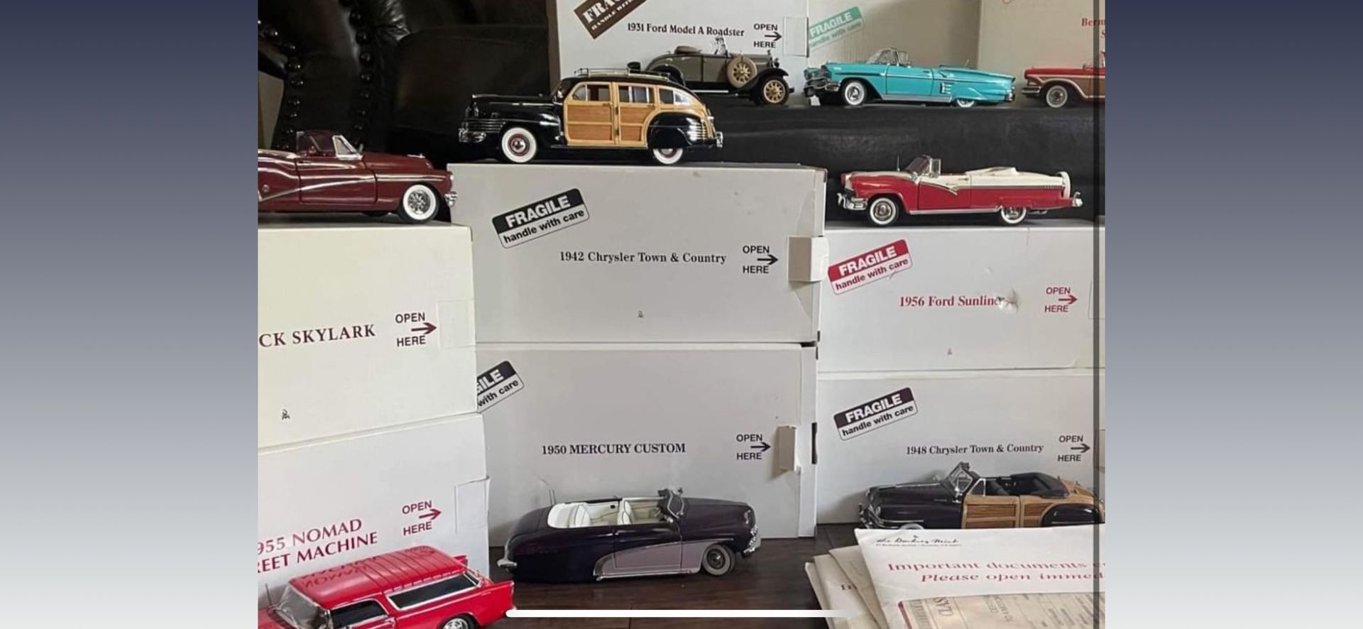 11 Carros De Colección Sertificado $-1000
