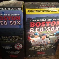 TOPPS Boston Red Sox 2004 World Series 2 Sets SEALED