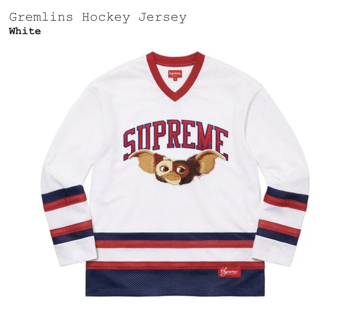 Supreme Gremlins Hockey Jersey Size XL