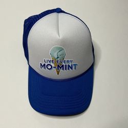 Blue White hat