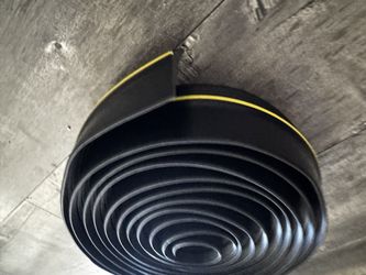 16.5 ft. Weatherproof Rubber Garage Door Bottom Seal ThresholdStrip weatherstrip enpaque de hule para puerta de garage