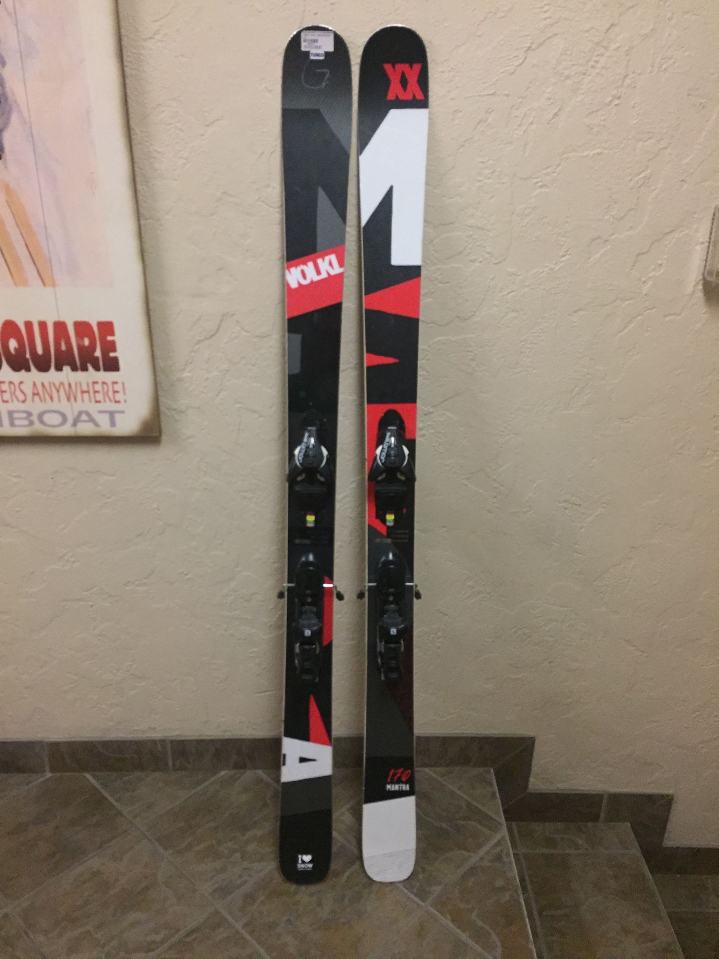 2017 Volkl Mantra 170 w Salomon Binding