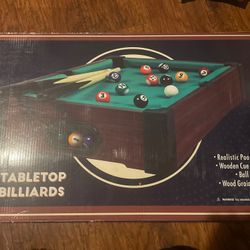 Tabletop Pool Table 