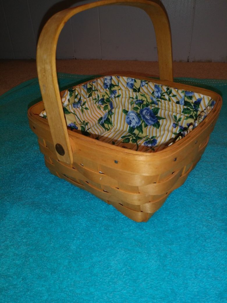 Cute"LONGABERGER"Handwoven Basket💫