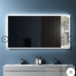 Modern LED Bathroom Mirror - Wall Mountable (Horizontal & Vertical) - ML01-F