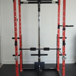 RitFit Power Rack with Lat Pulldown & Low Row