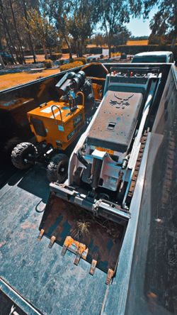 Stump Grinder & Mini Skid Steer 