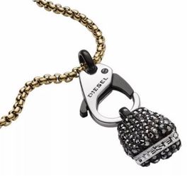 Diesel Men's Gold Pendant Necklace