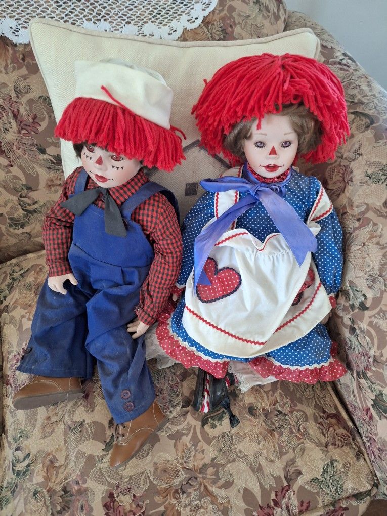 Raggedy A nn And Andy Dolls
