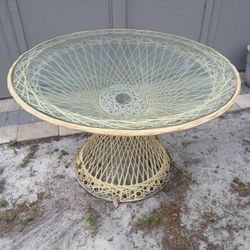 Vintage Spun Fiberglass Table 