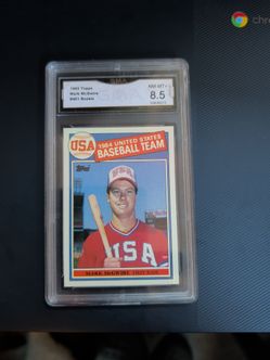 Mark McGuire rookie card graded