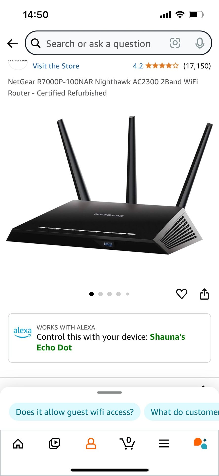 Netgear Nighthawk AC2300 Router