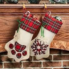 Pet Dog Christmas Stocks 2pcs