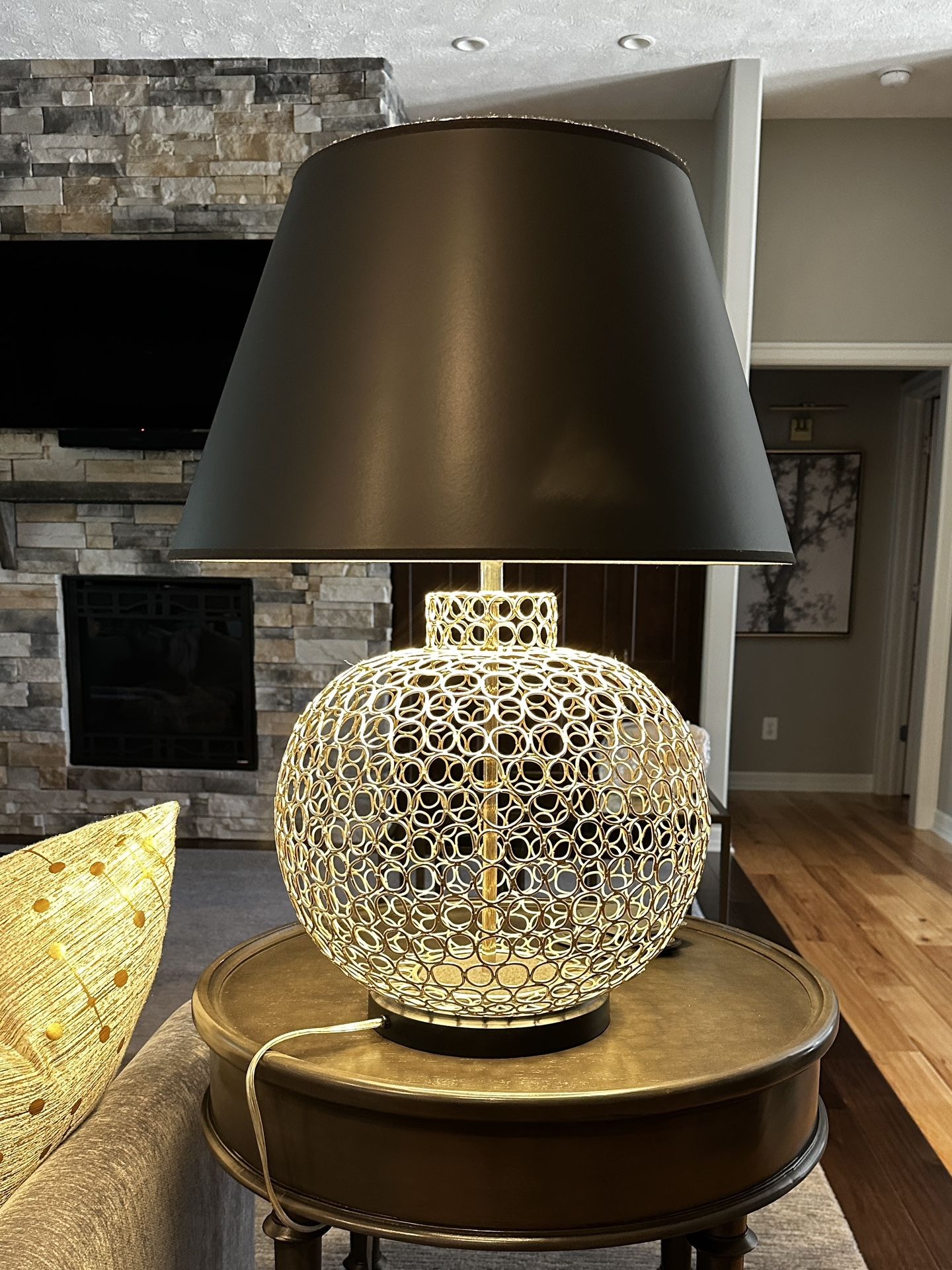 Ethan Allen Globe Lamp