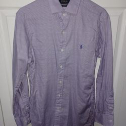 Slim Fit Polo Ralph Lauren Button Up Shirt Size 15 32/33