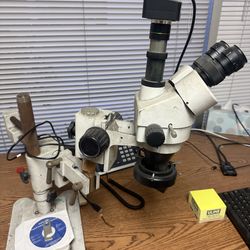 Stero microscope with digital camera