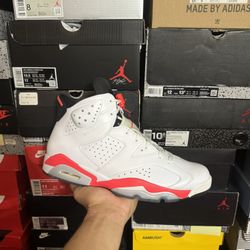 Jordan White Infrared 6s size 11 VNDS 
