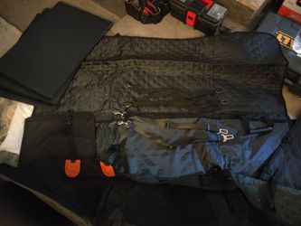 Truck or bench seat dog cover and organizer