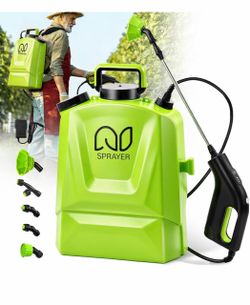 Battery Powered Backpack Sprayer 4 Gallon, Electric Garden Sprayer in Lawn