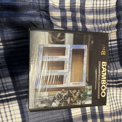 Brand New Bamboo Ziplock Bag Organizer