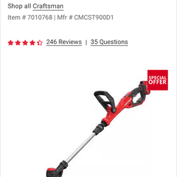 Craftsman weed eater