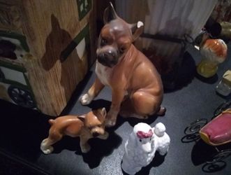 Dog ceramic lot