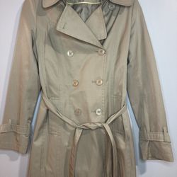 DKNY Khaki Trench coat Women’s Small 
