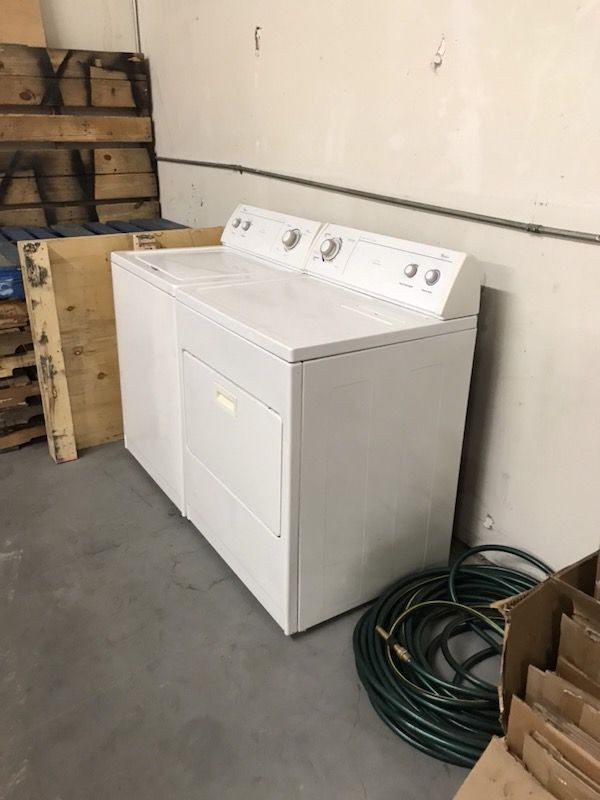 Washer and gas dryer, both work great!