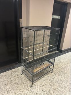 Bird cage pick up only